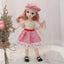 30cm Bjd Doll 12 Moveable Joints 1/6 Girl's Dress 3D Brown Eyes Toy with Clothes Shoes Kids Toys for Girl Children Gift - Slobuy