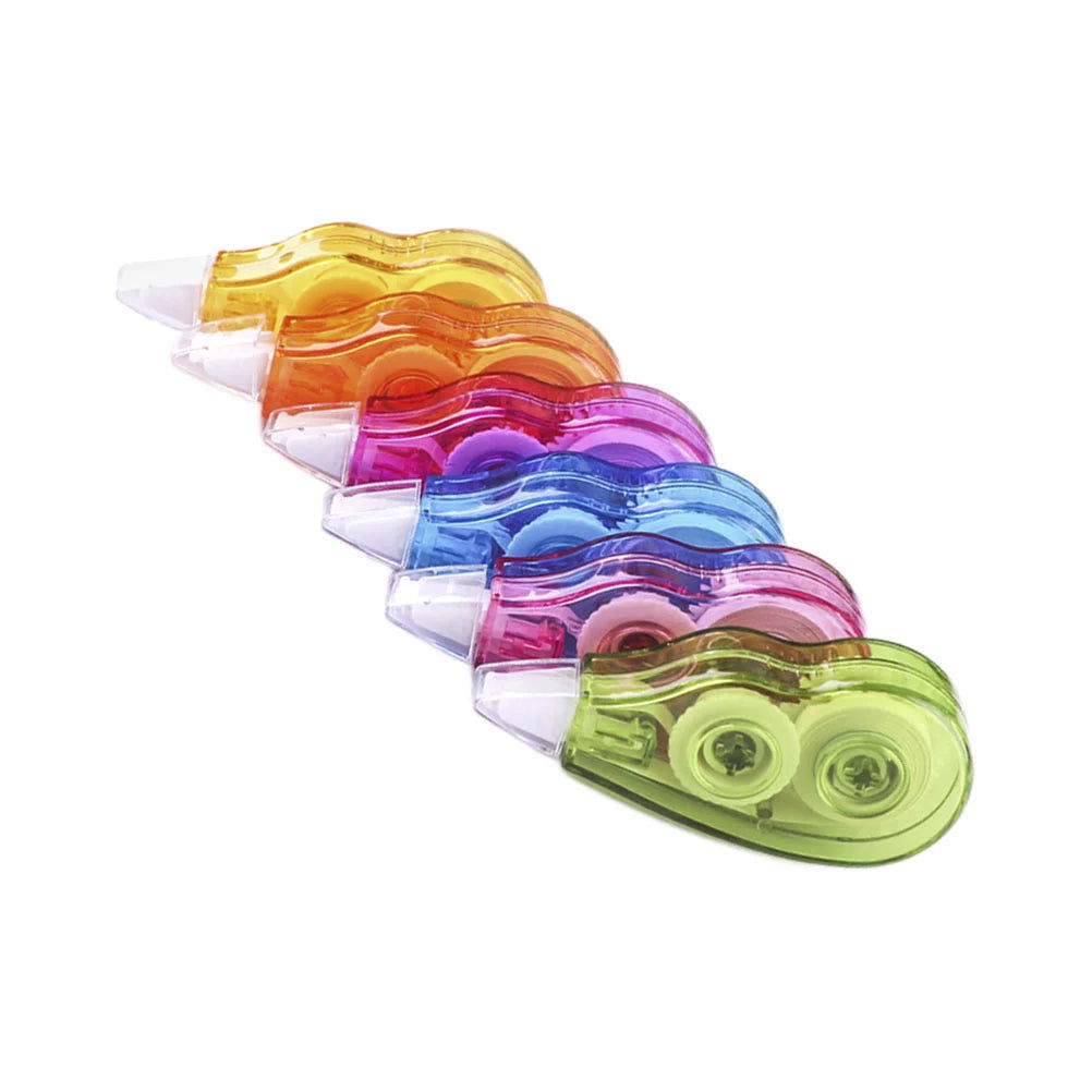 6 Pcs Correction Tape Children Stationery Accessory Convenient Erasers for Kids Household White Out Pp Student - Slobuy