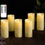 1/3/6 Pieces Moving Wick Flameless Wedding Decorative Votive Candles Warm White Light,5 inch Battery Realistic Religious Candles - Slobuy