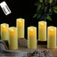 1/3/6 Pieces Moving Wick Flameless Wedding Decorative Votive Candles Warm White Light,5 inch Battery Realistic Religious Candles - Slobuy