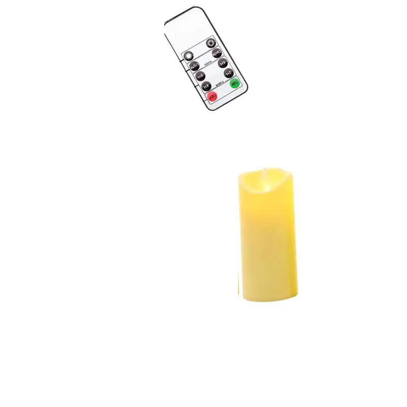 1/3/6 Pieces Moving Wick Flameless Wedding Decorative Votive Candles Warm White Light,5 inch Battery Realistic Religious Candles - Slobuy