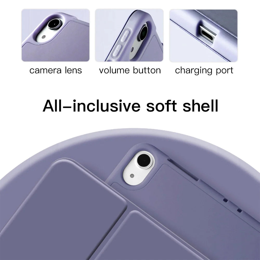 For iPad Tablet Air 4 Air 5 10.9 Inch Case Accessories For iPad Air 1/2/3th Mini 1/2/3/4/5/6 Pro 11 Pro 12.9 Protective Cover - Slobuy