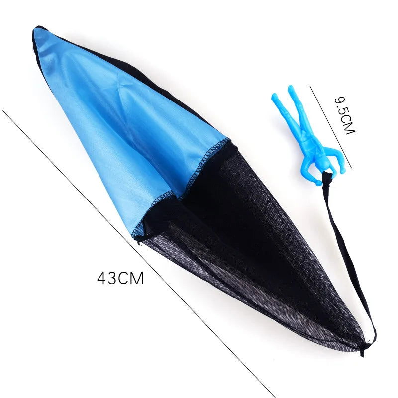 1/6 Sets Hand Throwing Parachute Kids Outdoor Funny Toys Game Play Toys for Children Fly Parachute Sport with Mini Soldier Game - Slobuy