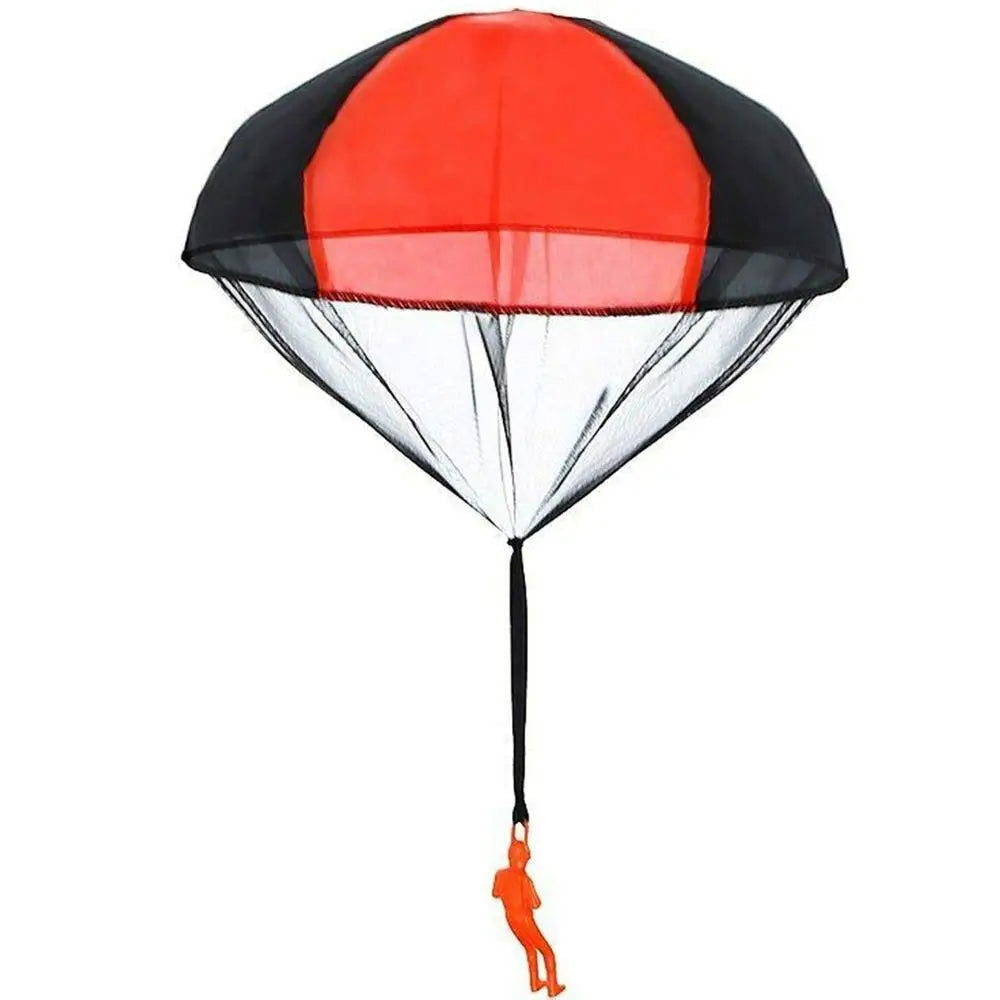 1/6 Sets Hand Throwing Parachute Kids Outdoor Funny Toys Game Play Toys for Children Fly Parachute Sport with Mini Soldier Game - Slobuy