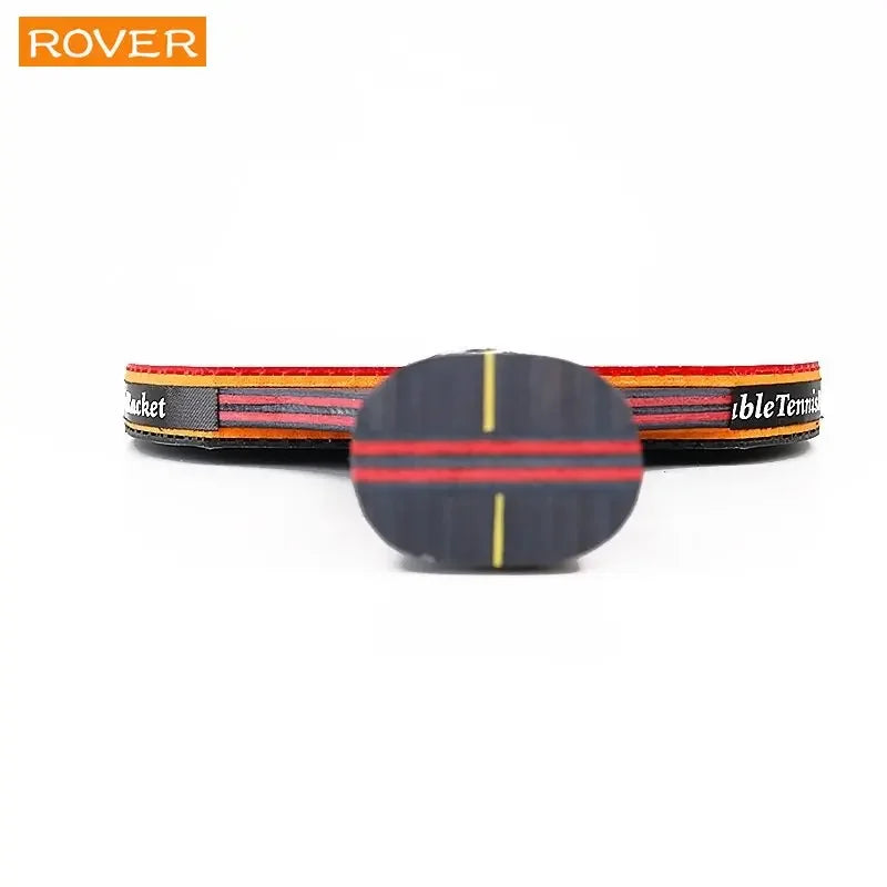 6 Star Table Tennis Racket 2PCS Professional Ping Pong Racket Set Pimples-in Rubber Hight Quality Blade Bat Paddle with Bag - Slobuy