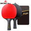 BOLI Professional 5/6 Star Table Tennis Racket Offensive 2 Pcs Ping Pong Paddle with Fine Elasticity - Slobuy