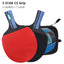 BOLI Professional 5/6 Star Table Tennis Racket Offensive 2 Pcs Ping Pong Paddle with Fine Elasticity - Slobuy