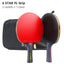 BOLI Professional 5/6 Star Table Tennis Racket Offensive 2 Pcs Ping Pong Paddle with Fine Elasticity - Slobuy