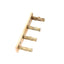 4/6 Steps Wood Ladder Pet Interactive Bird Parrot Toy Ladder for Hamster Cage Funny Grinding Stick Climbing Toy Bird Accessories - Slobuy