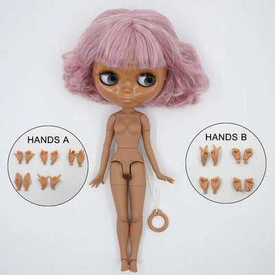 ICY DBS blyth doll 1/6 bjd toy joint body glossy face 30cm on sale special price toy gift anime doll - Slobuy