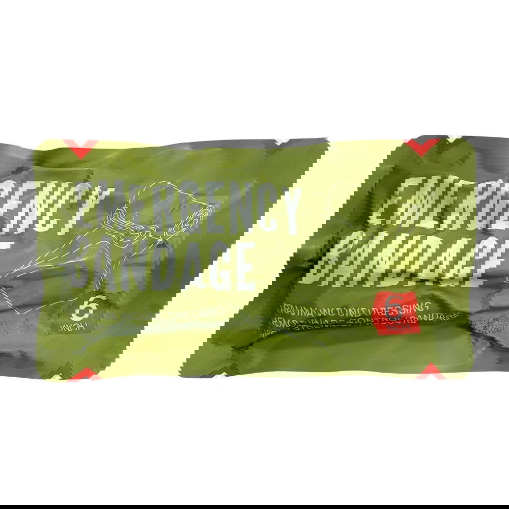 CARBOU 4/6in Israeli Bandage Wound Dressing Emergency Bandage Combat Compression Tactical First Aid IFAK Trauma Medical - Slobuy