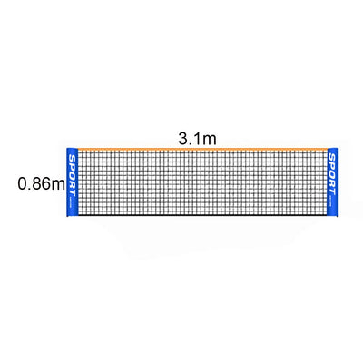 Professional Badminton Net Volleyball Tennis Nets Nylon Mesh Portable Standard 3/4/5/6m Easy Setup Outdoor Sports Training Mesh - Slobuy