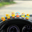6pcs Anime Figure Little Yellow Duck Model Decor Cute Car mounted Ornaments Auto Interior Dashboard Accessories for Girls Gifts - Slobuy