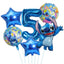 6pcs Disney Lilo & Stitch Party Balloons Stitch 32" Number Balloon set Baby Shower Birthday Party Decorations Kids Toy Gifts - Slobuy
