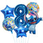 6pcs Disney Lilo & Stitch Party Balloons Stitch 32" Number Balloon set Baby Shower Birthday Party Decorations Kids Toy Gifts - Slobuy