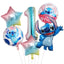 6pcs Disney Lilo & Stitch Party Balloons Stitch 32" Number Balloon set Baby Shower Birthday Party Decorations Kids Toy Gifts - Slobuy