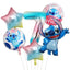 6pcs Disney Lilo & Stitch Party Balloons Stitch 32" Number Balloon set Baby Shower Birthday Party Decorations Kids Toy Gifts - Slobuy