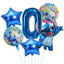 6pcs Disney Lilo & Stitch Party Balloons Stitch 32" Number Balloon set Baby Shower Birthday Party Decorations Kids Toy Gifts - Slobuy