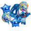 6pcs Disney Lilo & Stitch Party Balloons Stitch 32" Number Balloon set Baby Shower Birthday Party Decorations Kids Toy Gifts - Slobuy