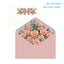 6pcs Letter Paper Set Flower Envelope Kawaii Stationery Wedding Greeting Card Envelope Invitation Envelope Set Party Supplies - Slobuy