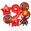6pcs Marvel Super Hero Spiderman Foil Balloon Set children‘s Birthday Party Decoration Baby Shower Inflatable boys Toy Globos - Slobuy