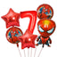 6pcs Marvel Super Hero Spiderman Foil Balloon Set children‘s Birthday Party Decoration Baby Shower Inflatable boys Toy Globos - Slobuy