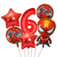 6pcs Marvel Super Hero Spiderman Foil Balloon Set children‘s Birthday Party Decoration Baby Shower Inflatable boys Toy Globos - Slobuy