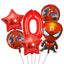 6pcs Marvel Super Hero Spiderman Foil Balloon Set children‘s Birthday Party Decoration Baby Shower Inflatable boys Toy Globos - Slobuy