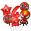 6pcs Marvel Super Hero Spiderman Foil Balloon Set children‘s Birthday Party Decoration Baby Shower Inflatable boys Toy Globos - Slobuy