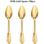 75 Pieces Gold Plastic Silverware- Party Flatware Set-Heavyweight Plastic Cutlery- Includes 25 Forks, 25 Spoons, 25 Knives - Slobuy