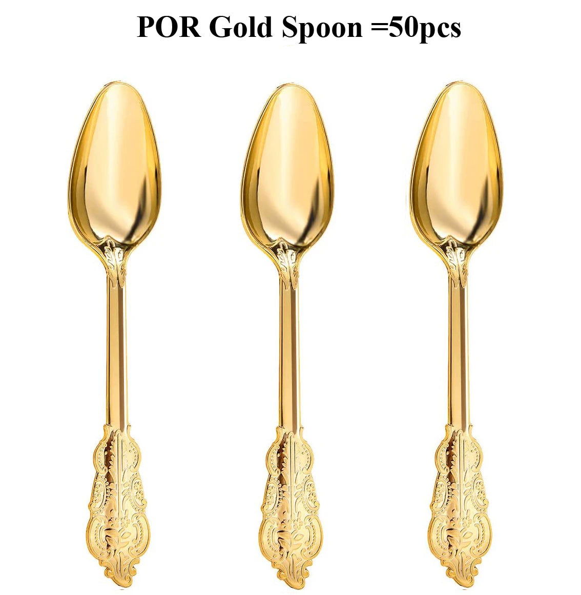 75 Pieces Gold Plastic Silverware- Party Flatware Set-Heavyweight Plastic Cutlery- Includes 25 Forks, 25 Spoons, 25 Knives - Slobuy