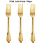 75 Pieces Gold Plastic Silverware- Party Flatware Set-Heavyweight Plastic Cutlery- Includes 25 Forks, 25 Spoons, 25 Knives - Slobuy