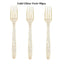 75 Pieces Gold Plastic Silverware- Party Flatware Set-Heavyweight Plastic Cutlery- Includes 25 Forks, 25 Spoons, 25 Knives - Slobuy