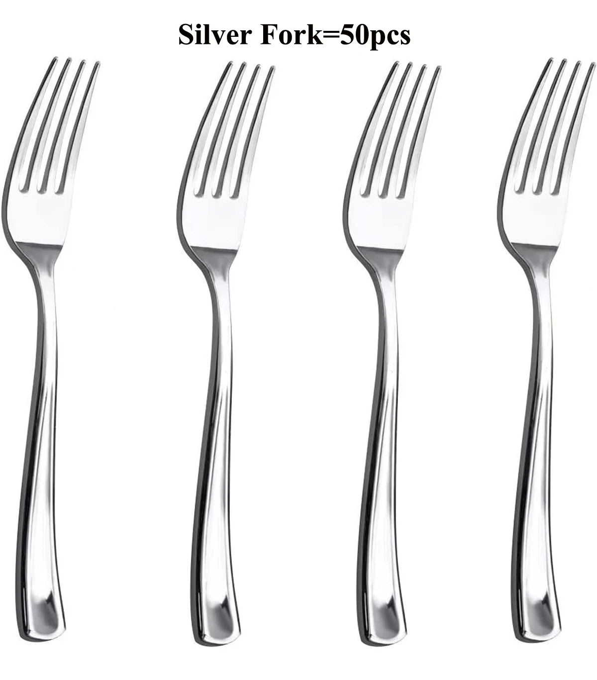 75 Pieces Gold Plastic Silverware- Party Flatware Set-Heavyweight Plastic Cutlery- Includes 25 Forks, 25 Spoons, 25 Knives - Slobuy