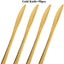 75 Pieces Gold Plastic Silverware- Party Flatware Set-Heavyweight Plastic Cutlery- Includes 25 Forks, 25 Spoons, 25 Knives - Slobuy