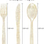 75 Pieces Gold Plastic Silverware- Party Flatware Set-Heavyweight Plastic Cutlery- Includes 25 Forks, 25 Spoons, 25 Knives - Slobuy