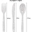 75 Pieces Gold Plastic Silverware- Party Flatware Set-Heavyweight Plastic Cutlery- Includes 25 Forks, 25 Spoons, 25 Knives - Slobuy