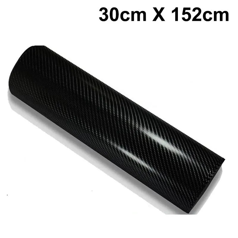 7D Carbon Fiber Car Interior Vinyl Film Decorative Sticker Anti Scratch Protective Film Universal Self Adhesive Car-Styling Trim - Slobuy