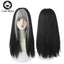 7JHHWIGS Long Straight Synthetic Light Brown Wigs With Bang For Women Heat-Resistant Daily Use Hair Hot Sell Wholesale Wigs - Slobuy