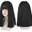 7JHHWIGS Long Straight Synthetic Light Brown Wigs With Bang For Women Heat-Resistant Daily Use Hair Hot Sell Wholesale Wigs - Slobuy