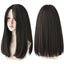 7JHHWIGS Long Straight Synthetic Light Brown Wigs With Bang For Women Heat-Resistant Daily Use Hair Hot Sell Wholesale Wigs - Slobuy