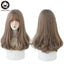 7JHHWIGS Long Straight Synthetic Light Brown Wigs With Bang For Women Heat-Resistant Daily Use Hair Hot Sell Wholesale Wigs - Slobuy