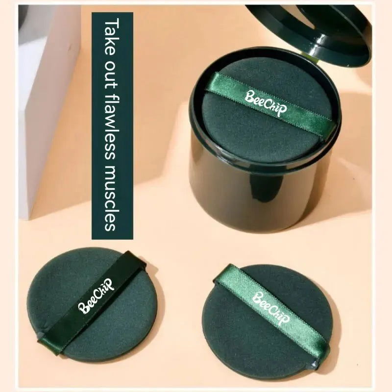 7PCS Powder Puff Prevents Bacteria Buildup Powder Puff Storage Box Evenly Applies Makeup Create A Flawless Makeup Look - Slobuy