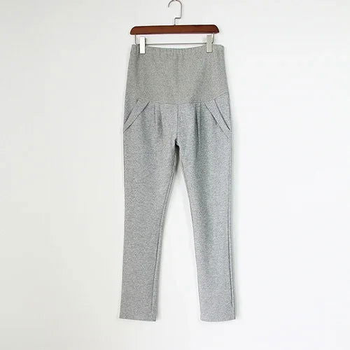 7 Color Maternity Leggings Autumn Winter Warm Cotton Clothing Pregnancy Clothes For Pregnant Women 2023 New Fashion Design Pants - Slobuy