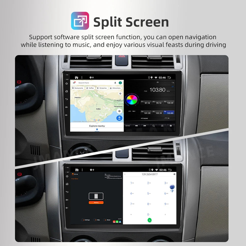 7 Inch 9 Inch 10 Inch 2 Din Android Auto Carplay Car Radio Audio Multimedia Player 32G GPS for Hyundai Toyota Nissan Kia Stereo - Slobuy