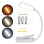 7 LED Book Light USB Rechargeable Reading Light 3-Level Warm Cool White Daylight Portable Flexible Easy Clip Night Reading Lamp - Slobuy