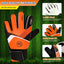 Kids Soccer Goalie Gloves 5/6/7 Size Latex Kids Football Goalkeeper Gloves Anti-Slip Youth Sports Full Finger Protection Gloves - Slobuy