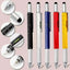 7 in1 Multifunction Ballpoint Pen With Modern Handheld Tool Measure Technical Ruler Screwdriver Touch Screen Stylus Spirit Level - Slobuy
