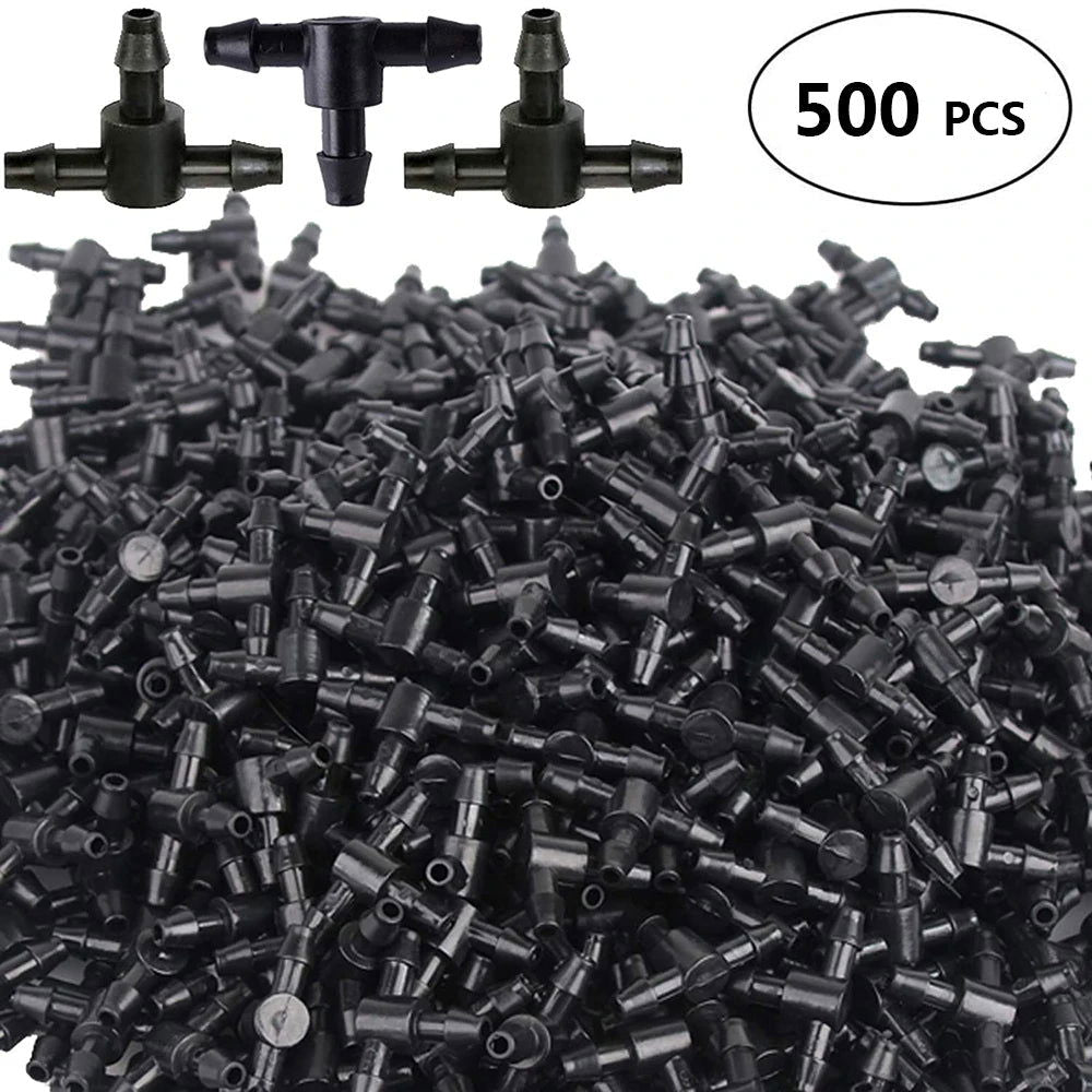5-50m DIY 4/7mm PVC Garden Watering Garden Hose Micro Irrigation Pipe Drip Watering Kits with Adjustable Drippers Punch Tool - Slobuy