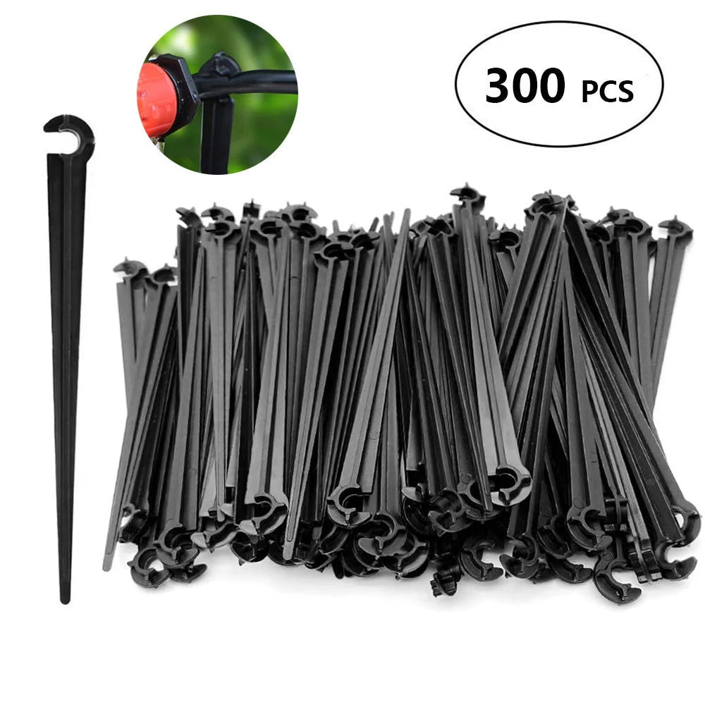 5-50m DIY 4/7mm PVC Garden Watering Garden Hose Micro Irrigation Pipe Drip Watering Kits with Adjustable Drippers Punch Tool - Slobuy